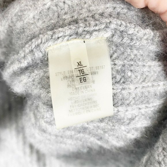 ELIE TAHARI gray Wool Cashmere Violetta sweater - Picture 7 of 9